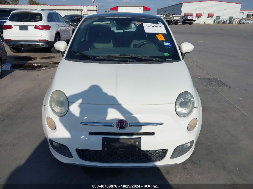 2013 Fiat 500 Sport VIN: 3C3CFFBR1DT691966 Lot: 40709876