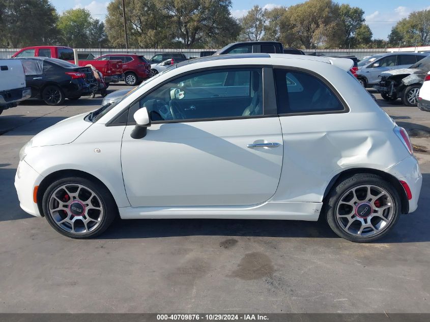 2013 Fiat 500 Sport VIN: 3C3CFFBR1DT691966 Lot: 40709876