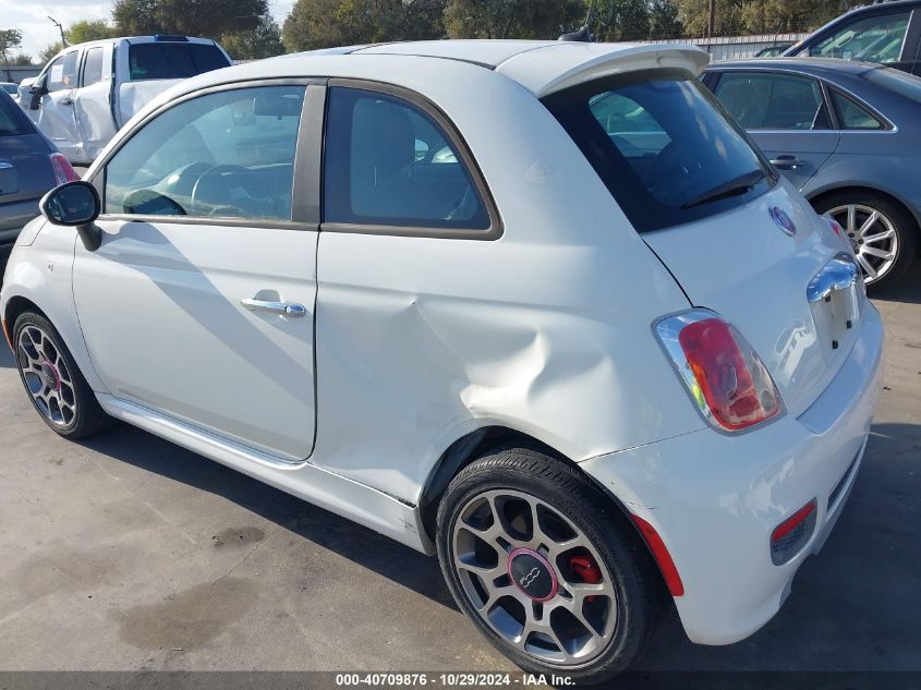 2013 Fiat 500 Sport VIN: 3C3CFFBR1DT691966 Lot: 40709876