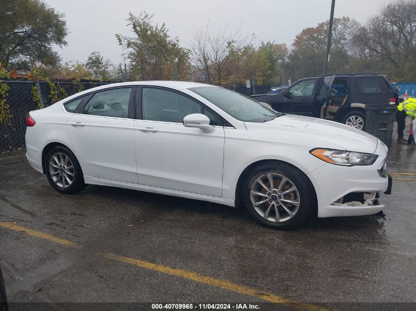 2017 FORD FUSION SE - 3FA6P0H76HR142605