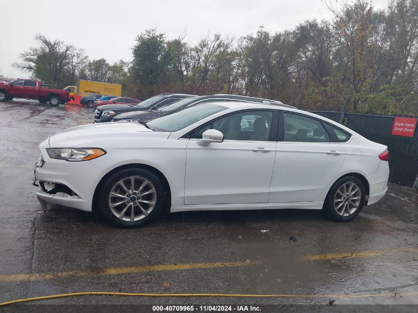 2017 FORD FUSION SE - 3FA6P0H76HR142605