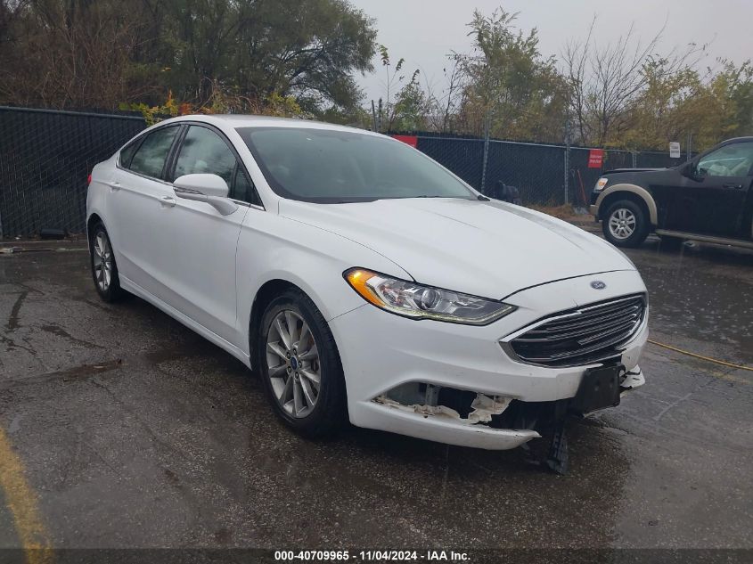 2017 FORD FUSION SE - 3FA6P0H76HR142605