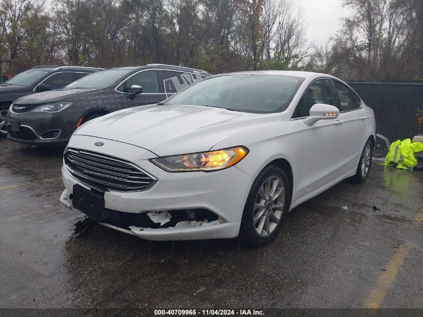 2017 FORD FUSION SE - 3FA6P0H76HR142605