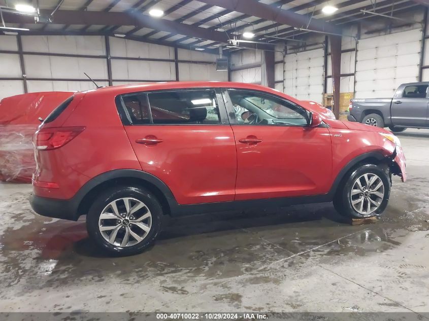 2014 Kia Sportage Lx VIN: KNDPBCAC4E7598501 Lot: 40710022