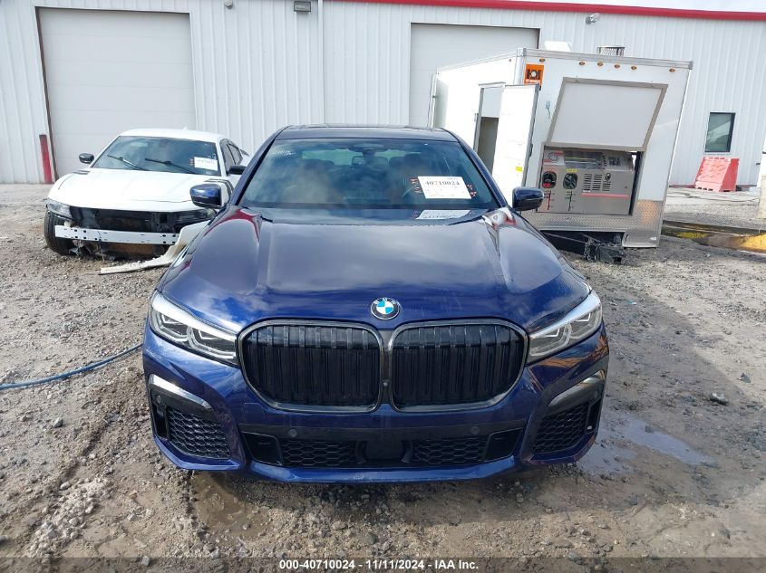 2022 BMW 750 I xDrive VIN: WBA7U2C03NCK05194 Lot: 40710024