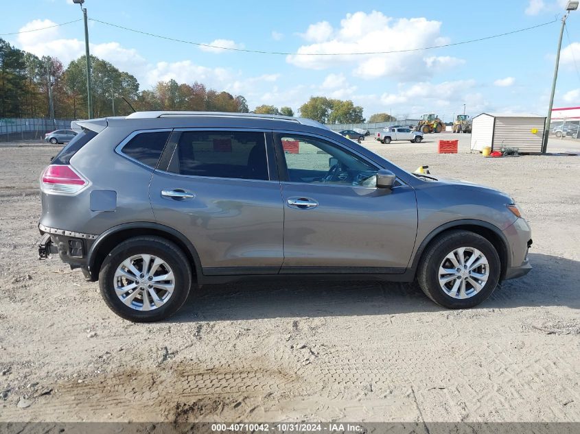 2016 Nissan Rogue Sv VIN: KNMAT2MT9GP730230 Lot: 40710042