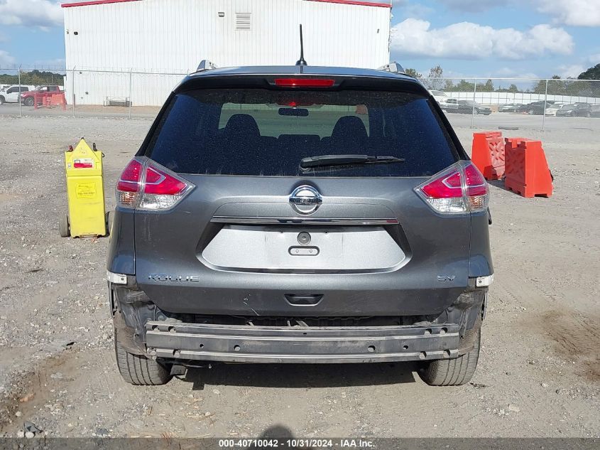 2016 Nissan Rogue Sv VIN: KNMAT2MT9GP730230 Lot: 40710042