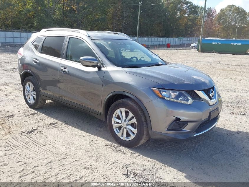 VIN KNMAT2MT9GP730230 2016 Nissan Rogue, SV no.1