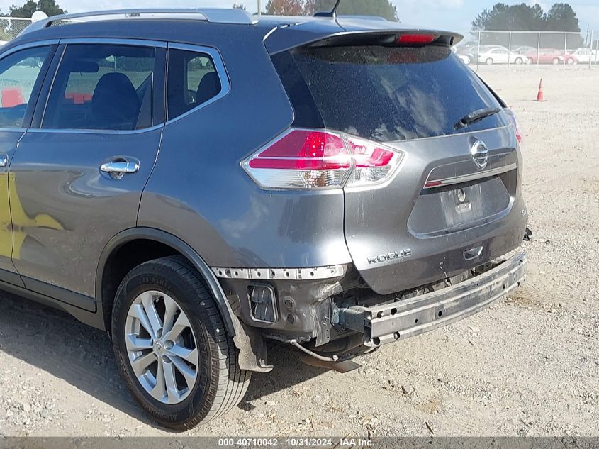 2016 Nissan Rogue Sv VIN: KNMAT2MT9GP730230 Lot: 40710042