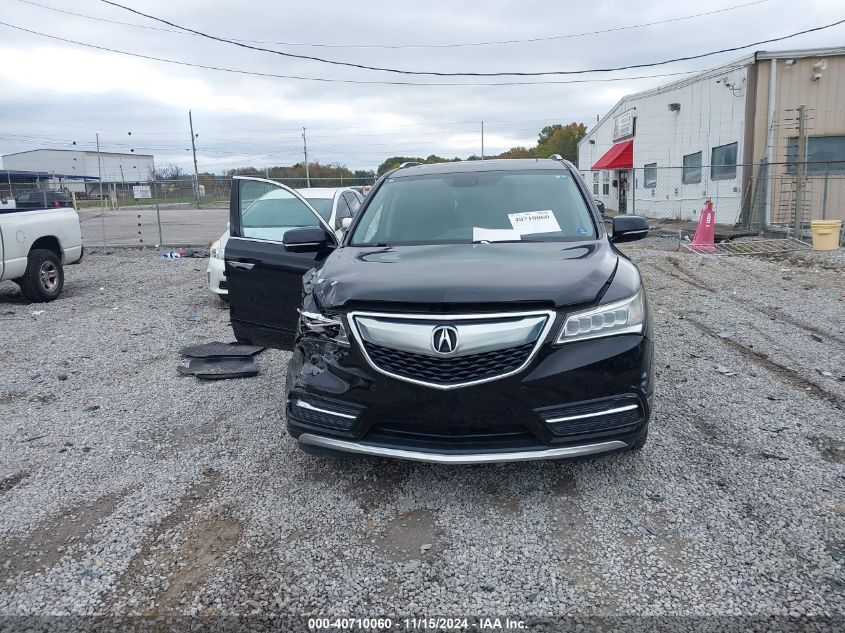 2014 Acura Mdx Advance Pkg W/Entertainment Pkg VIN: 5FRYD4H87EB041368 Lot: 40710060