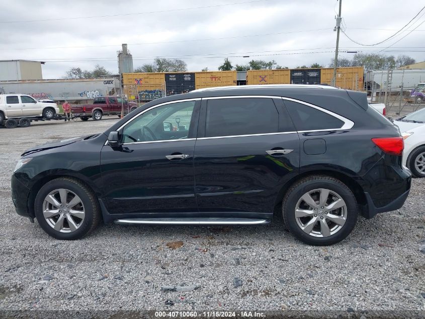 2014 Acura Mdx Advance Pkg W/Entertainment Pkg VIN: 5FRYD4H87EB041368 Lot: 40710060