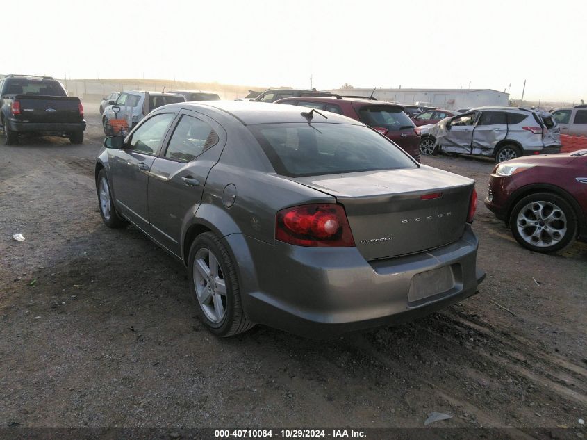 2013 Dodge Avenger Se VIN: 1C3CDZAB3DN642652 Lot: 40710084