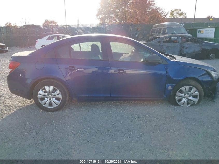 2013 Chevrolet Cruze Ls Manual VIN: 1G1PB5SG4D7229528 Lot: 40710134