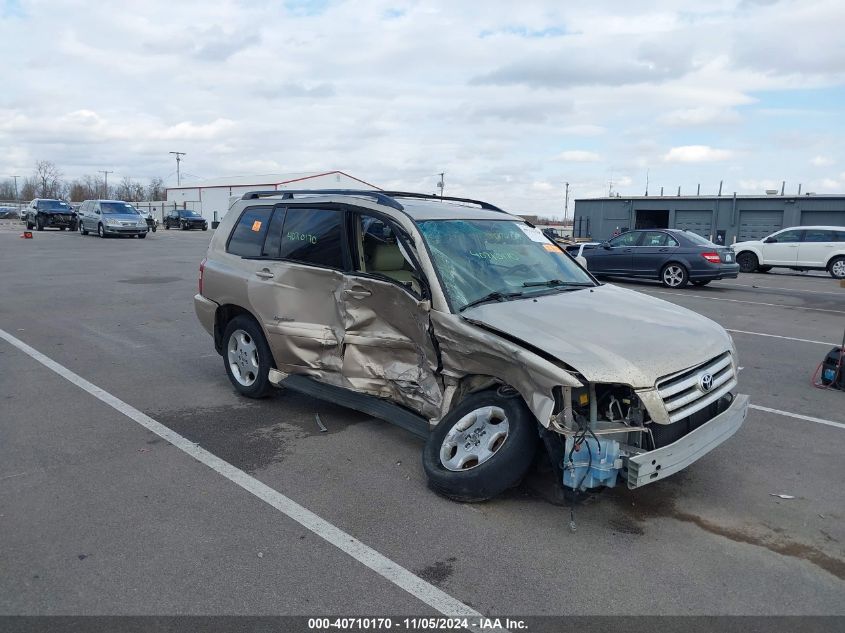 2007 Toyota Highlander Limited V6 VIN: JTEEP21A870216172 Lot: 40710170