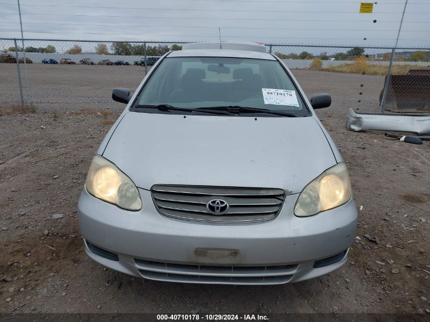 2003 Toyota Corolla Ce VIN: 1NXBR32E23Z18 Lot: 40710178