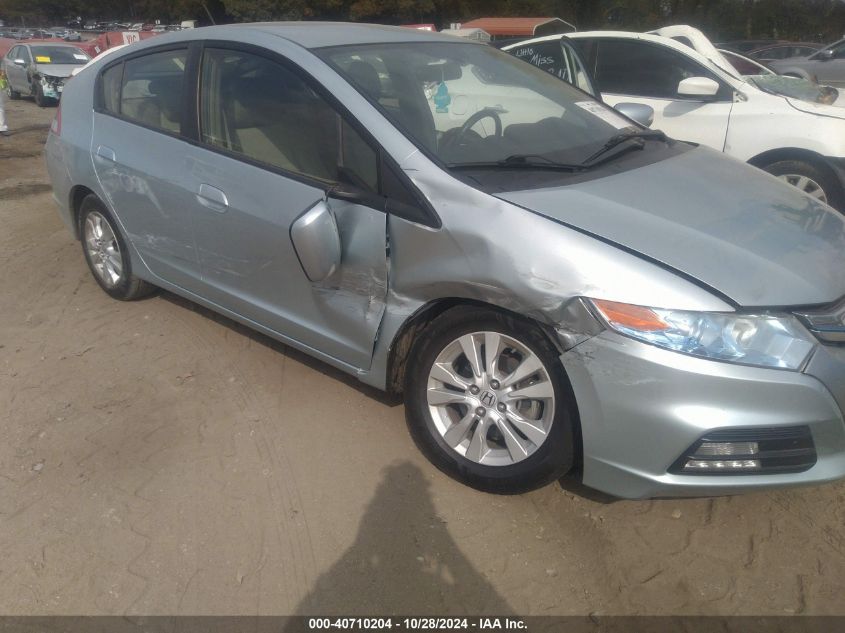 2013 Honda Insight Ex VIN: JHMZE2H75DS006231 Lot: 40710204