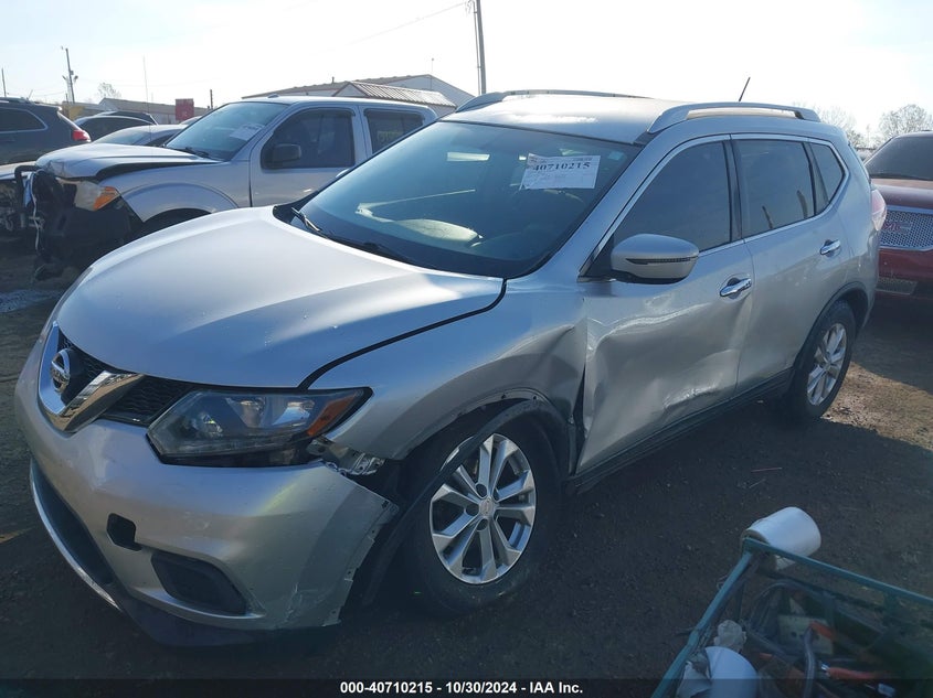 2016 NISSAN ROGUE S/SL/SV - KNMAT2MV2GP713108