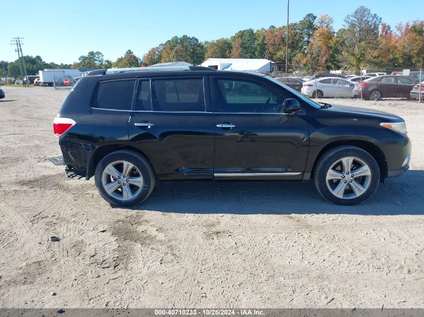 2012 Toyota Highlander Limited V6 VIN: 5TDDK3EHXCS131563 Lot: 40710233