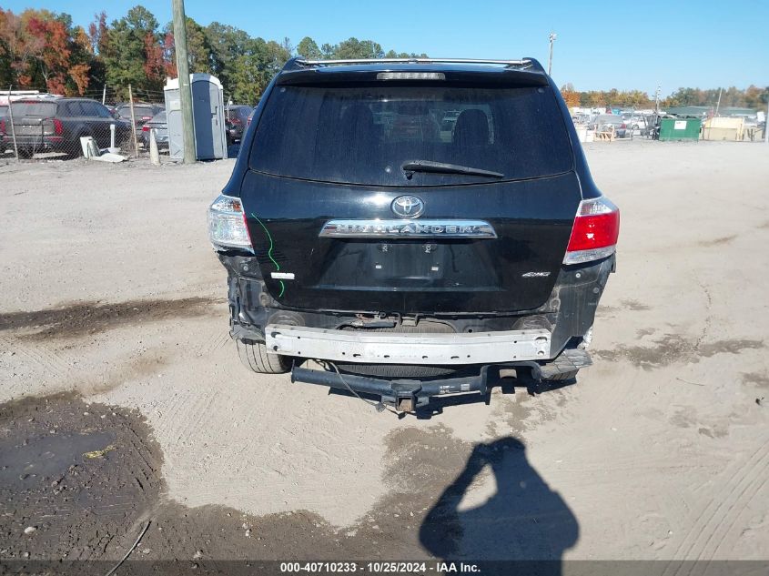 2012 Toyota Highlander Limited V6 VIN: 5TDDK3EHXCS131563 Lot: 40710233