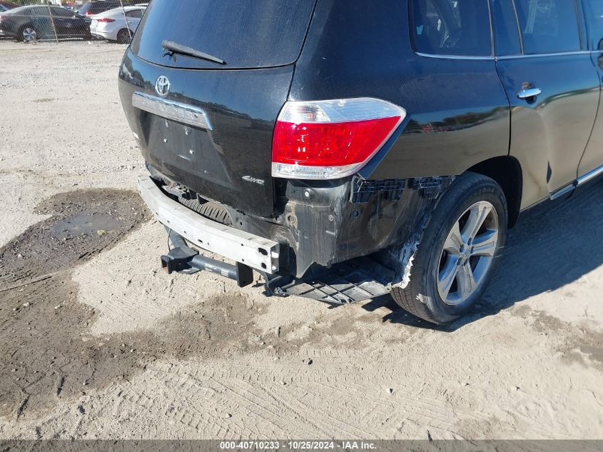 2012 Toyota Highlander Limited V6 VIN: 5TDDK3EHXCS131563 Lot: 40710233