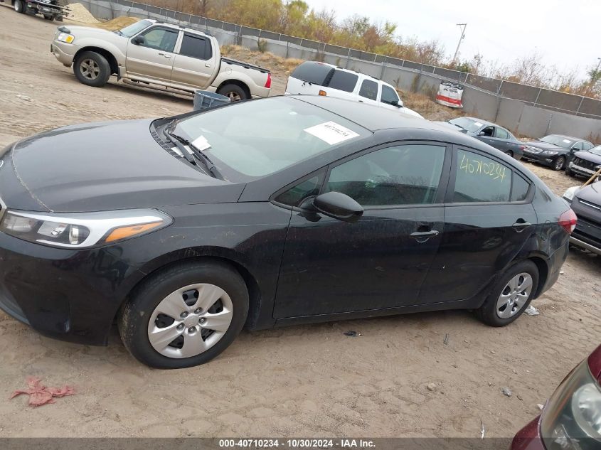 2017 Kia Forte Lx VIN: 3KPFK4A70HE049497 Lot: 40710234