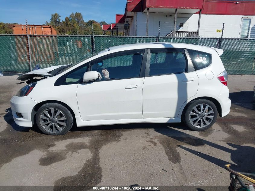 2012 Honda Fit Sport VIN: JHMGE8H50CC019941 Lot: 40710244