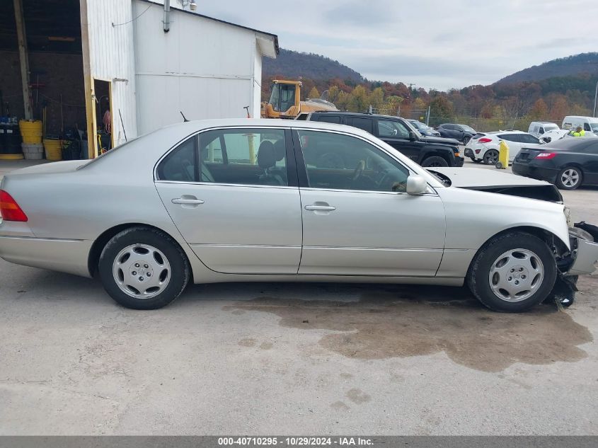 2001 Lexus Ls 430 VIN: JTHBN30F410025371 Lot: 40710295