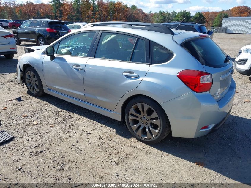 VIN JF1GPAS67DH825502 2013 Subaru Impreza, 2.0I Spo... no.3