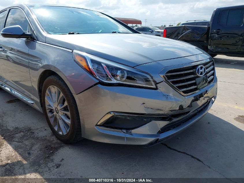 2015 Hyundai Sonata Limited VIN: 5NPE34AF7FH070811 Lot: 40710316