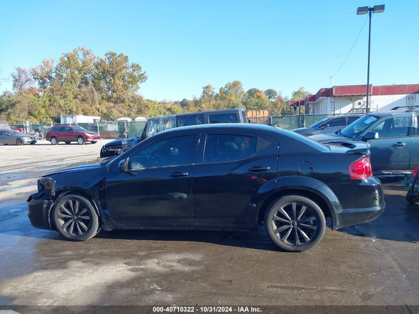 2014 Dodge Avenger Sxt VIN: 1C3CDZCG0EN104758 Lot: 40710322