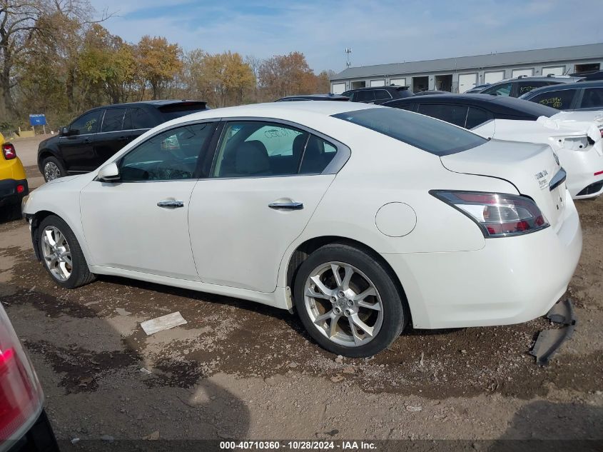 2014 Nissan Maxima 3.5 S VIN: 1N4AA5AP9EC436853 Lot: 40710360