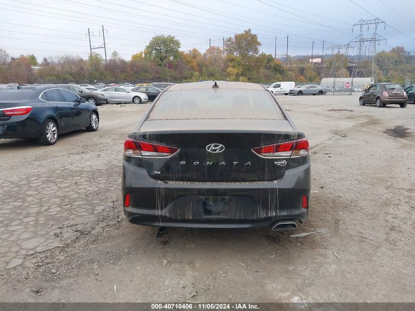 2019 Hyundai Sonata Se VIN: 5NPE24AF4KH801191 Lot: 40710406