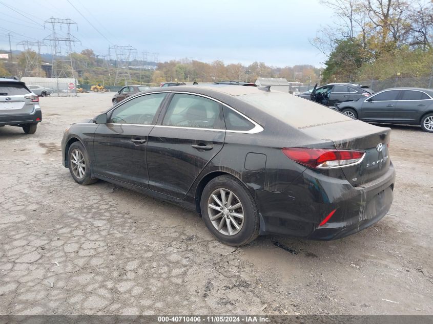 2019 Hyundai Sonata Se VIN: 5NPE24AF4KH801191 Lot: 40710406