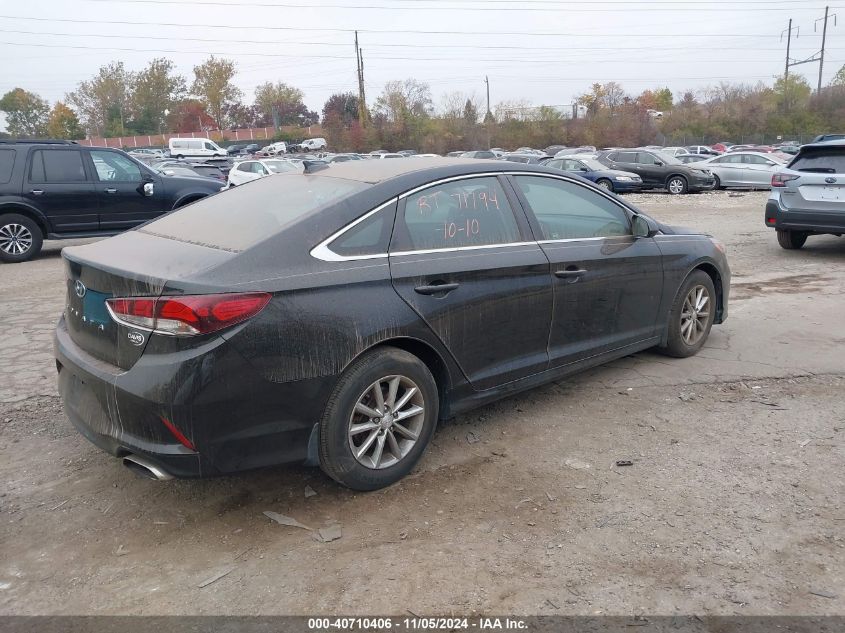 2019 Hyundai Sonata Se VIN: 5NPE24AF4KH801191 Lot: 40710406