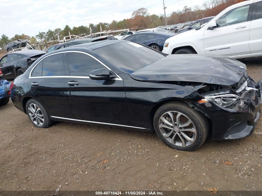 2017 Mercedes-Benz C 300 4Matic/Luxury 4Matic/Sport 4Matic VIN: 55SWF4KB9HU203236 Lot: 40710424