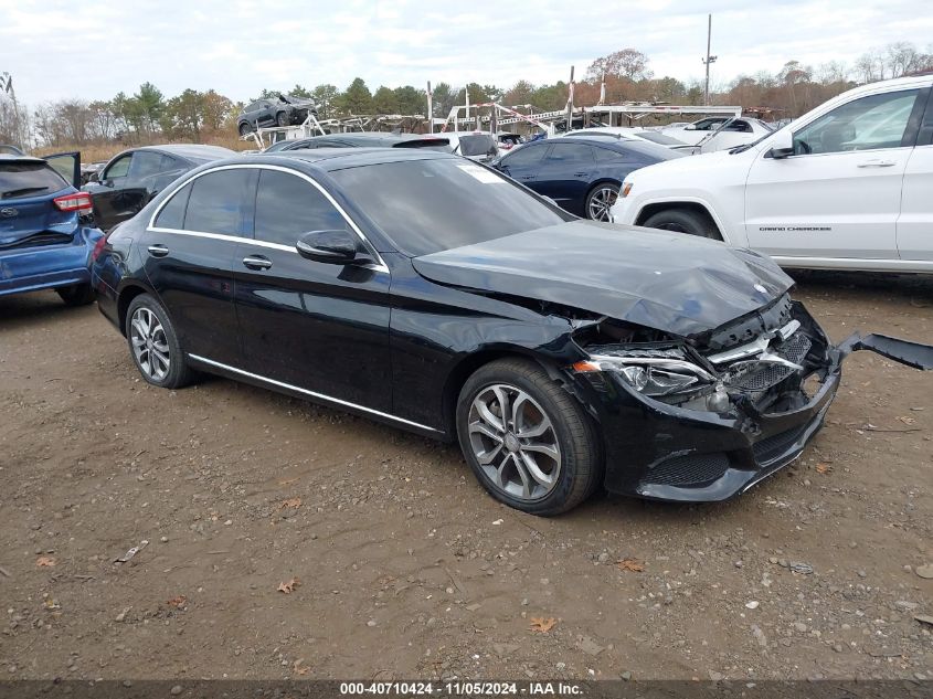 2017 Mercedes-Benz C 300 4Matic/Luxury 4Matic/Sport 4Matic VIN: 55SWF4KB9HU203236 Lot: 40710424