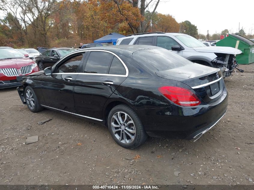 2017 Mercedes-Benz C 300 4Matic/Luxury 4Matic/Sport 4Matic VIN: 55SWF4KB9HU203236 Lot: 40710424