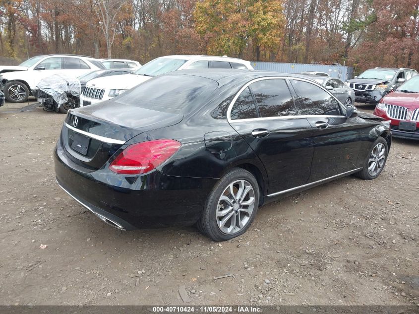 2017 Mercedes-Benz C 300 4Matic/Luxury 4Matic/Sport 4Matic VIN: 55SWF4KB9HU203236 Lot: 40710424