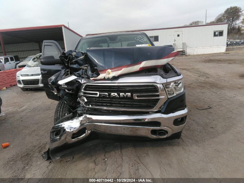 2019 Ram 1500 Big Horn/Lone Star 4X4 5'7 Box VIN: 1C6RRFFG1KN917370 Lot: 40710442