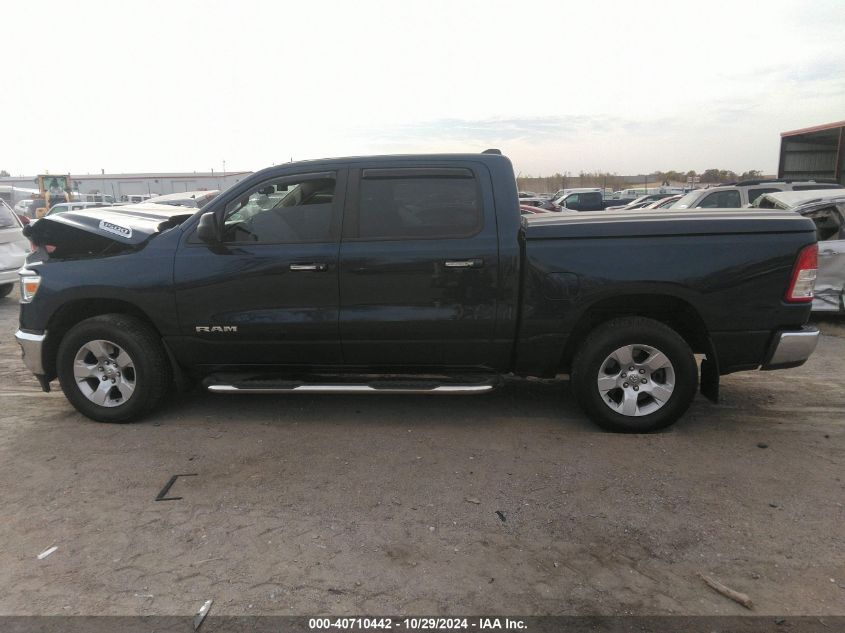 2019 Ram 1500 Big Horn/Lone Star 4X4 5'7 Box VIN: 1C6RRFFG1KN917370 Lot: 40710442