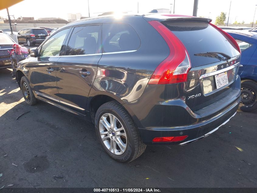 2015 Volvo Xc60 T5/T5 Premier VIN: YV4612RK4F2717874 Lot: 40710513