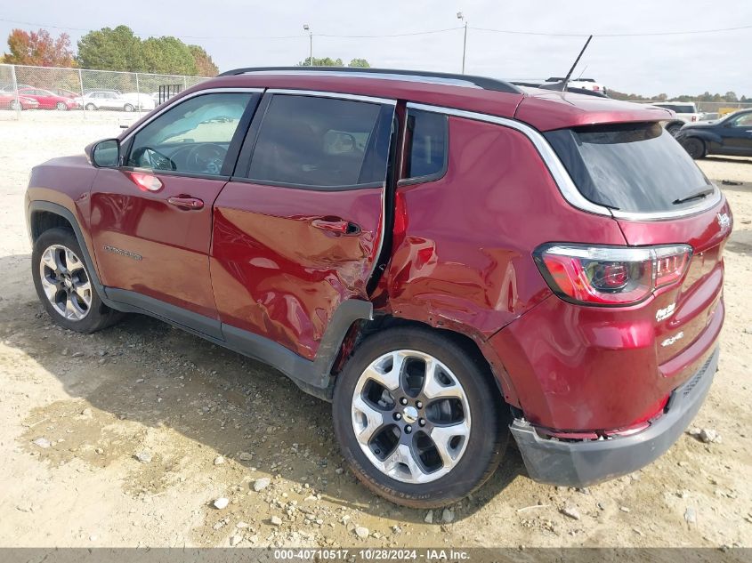 2021 Jeep Compass Limited 4X4 VIN: 3C4NJDCB9MT561510 Lot: 40710517