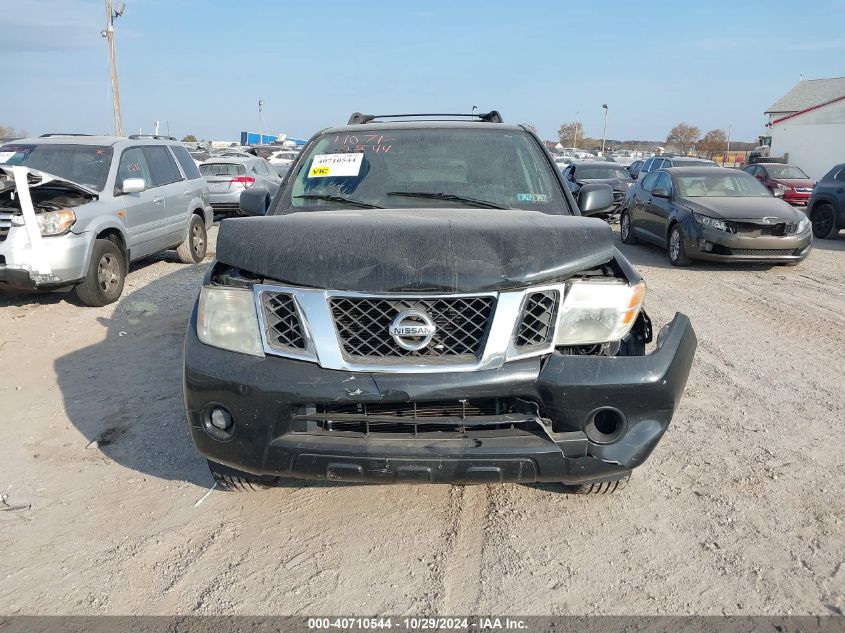 2010 Nissan Pathfinder S VIN: 5N1AR1NB0AC616660 Lot: 40710544