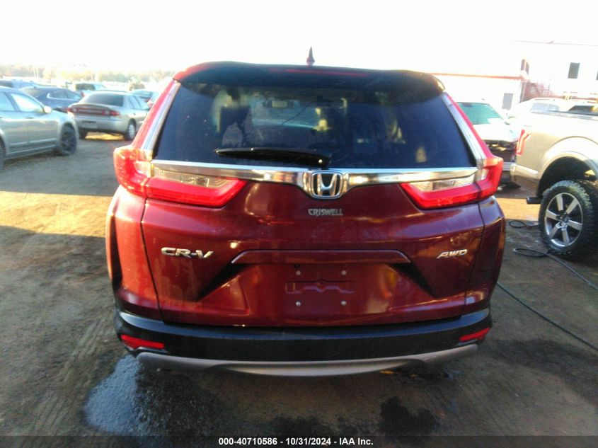 2018 Honda Cr-V Ex-L/Ex-L Navi VIN: 2HKRW2H83JH602021 Lot: 40710586