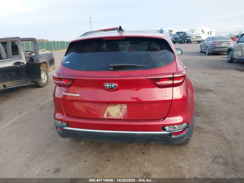 2022 Kia Sportage Ex VIN: KNDPNCAC0N7004574 Lot: 40710606