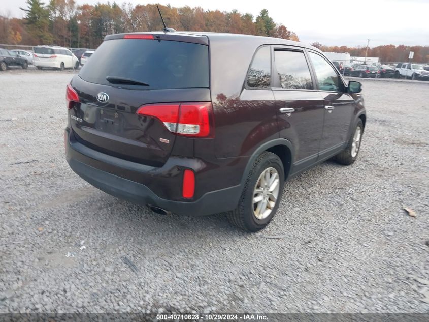 VIN 5XYKT3A64FG596253 2015 KIA SORENTO no.4