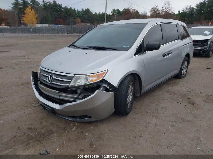 VIN 5FNRL5H21DB084273 2013 Honda Odyssey, LX no.2