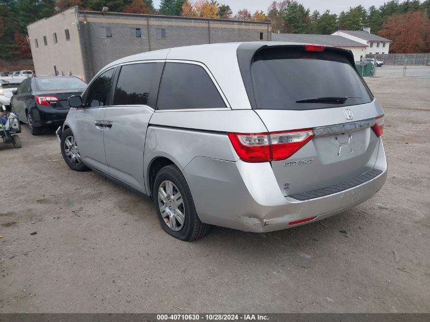 VIN 5FNRL5H21DB084273 2013 Honda Odyssey, LX no.3