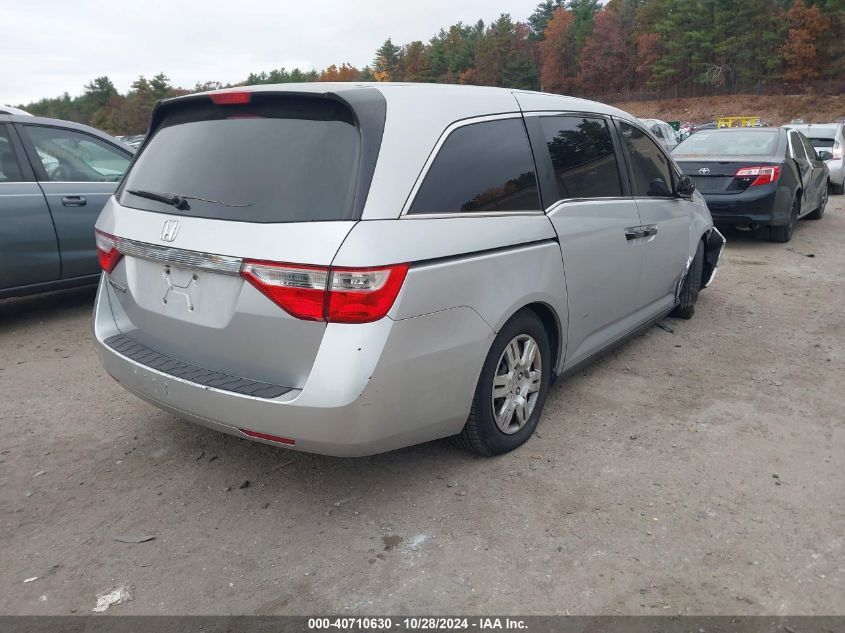 VIN 5FNRL5H21DB084273 2013 Honda Odyssey, LX no.4