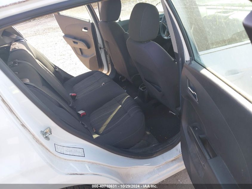 2014 CHEVROLET SONIC LT AUTO - 1G1JC6SH5E4165911